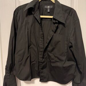 Banana Republic Black Women's Button Down Shirt